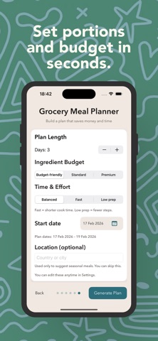 Grocery Meal Planner Screenshot 2 of 6