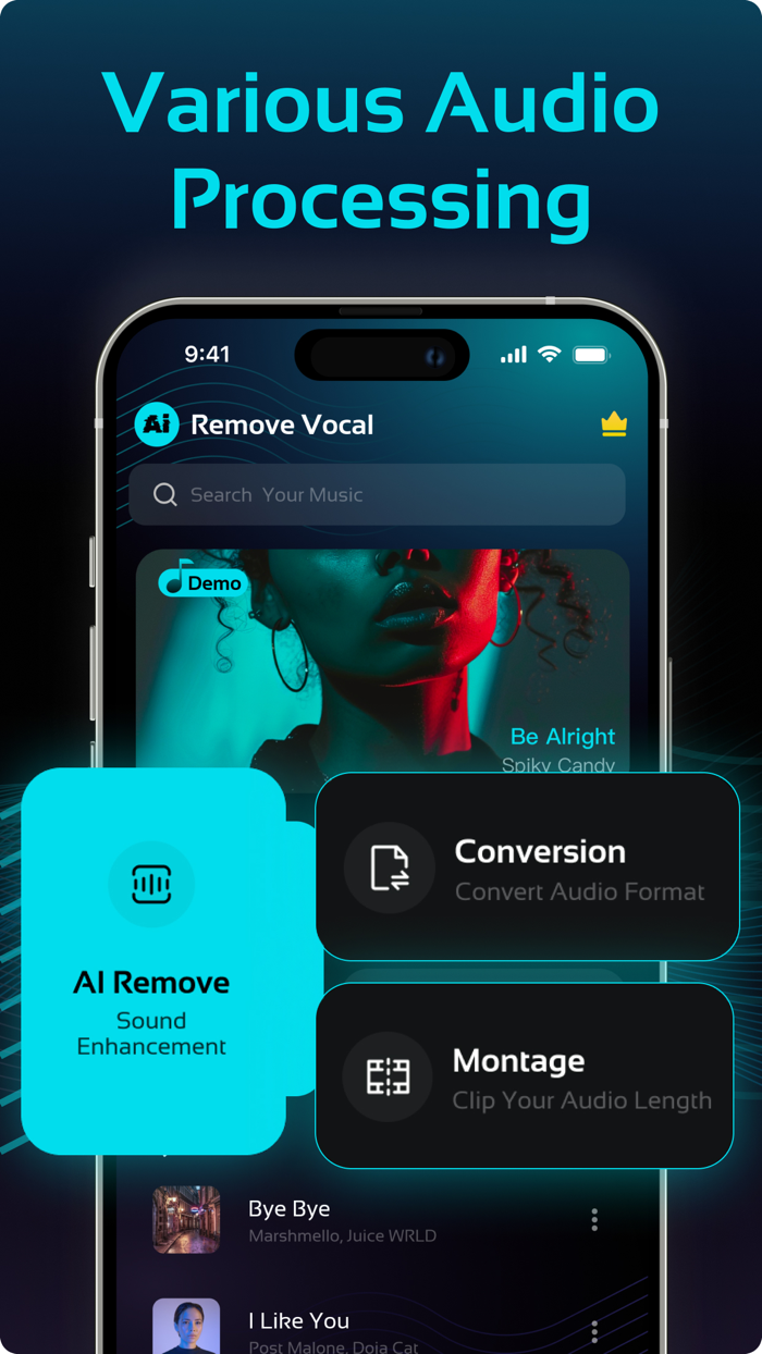 AI Isolate Vocals Song Splits