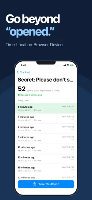 iTrackMail - Email Tracking screenshot 3