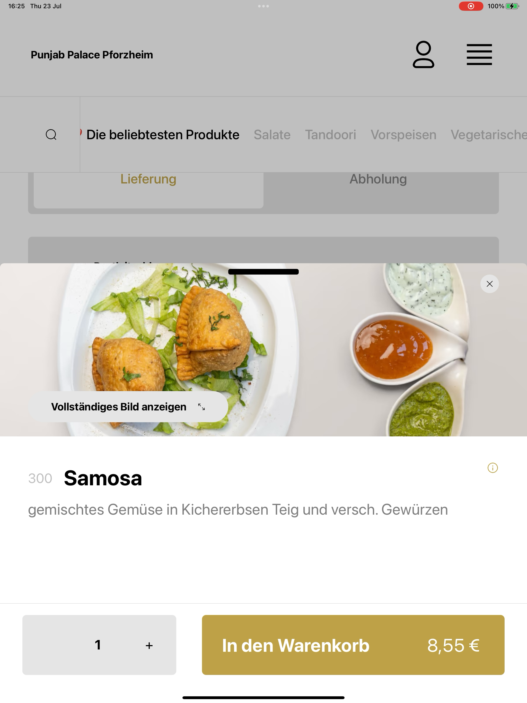Punjab Palace Pforzheim screenshot 16