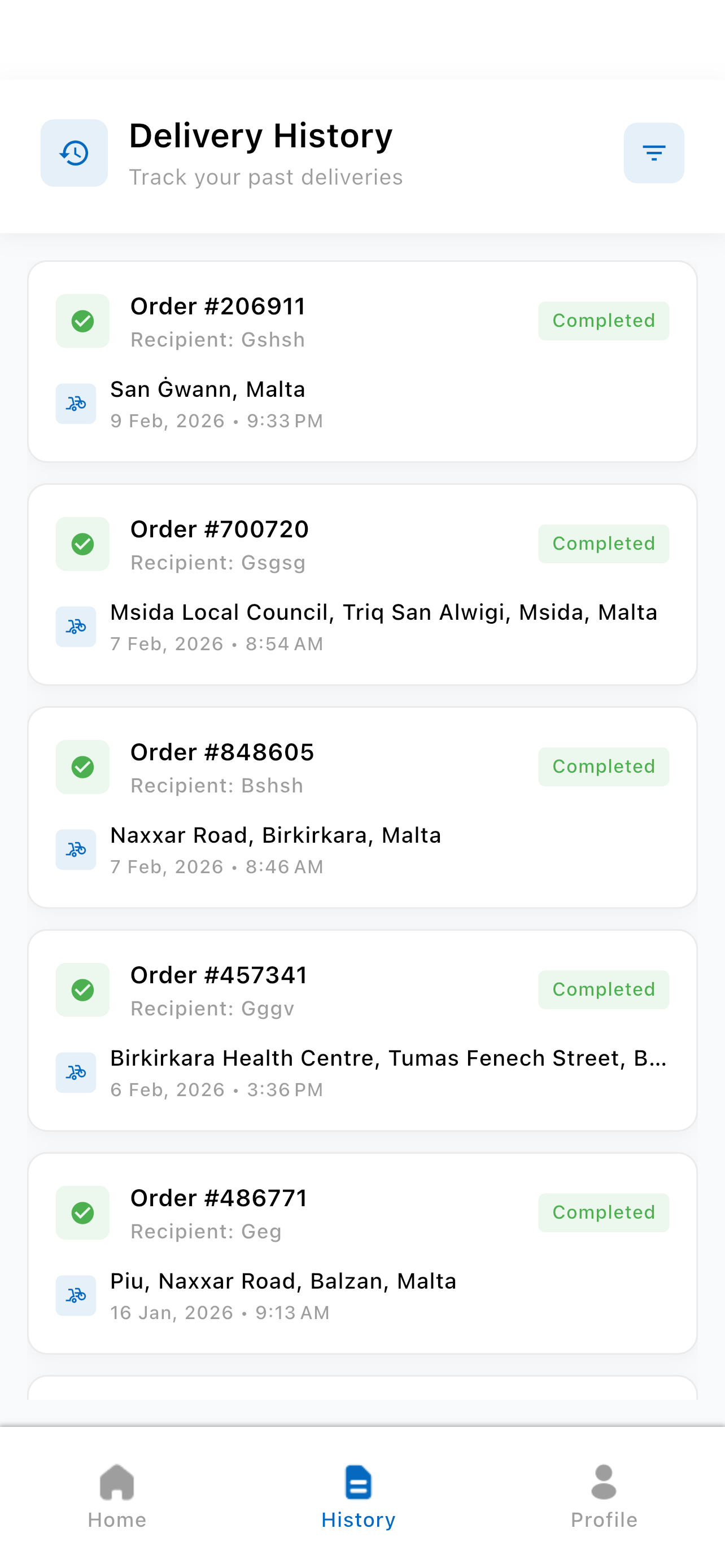 SwiftRun - Delivery App