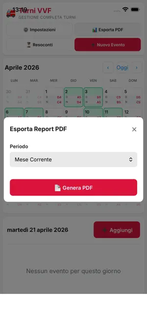 Turni VVF - Vigili del Fuoco screenshot 2