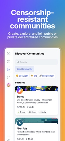 Status - Chat, Wallet, Browser Screenshot 3 of 6