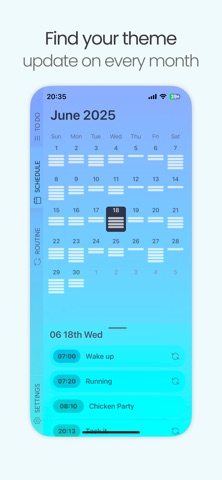 可爱日历待办计划 screenshot