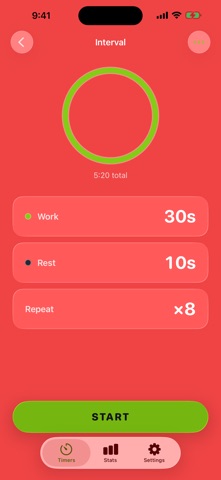 Pulse - Colored Interval Timer Screenshot 2 of 7