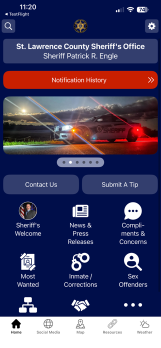 St. Lawrence County Sheriff Screenshot 1 of 3