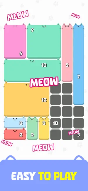 Cats Block Puzzle: Shikaku screenshot 3