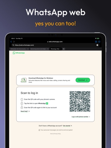 Kiosk — Editable Browser iPad screenshot