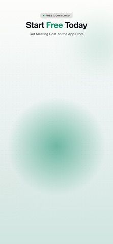 MeetingCost - Calculator iPhone screenshot