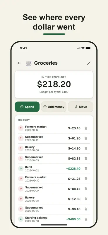Envelo: Cash Stuffing Budget screenshot 5 of 6