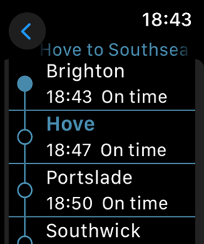 Hastings Line Train Departures