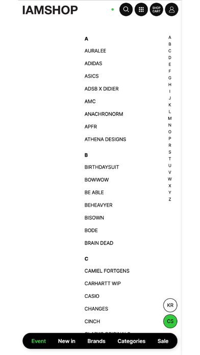 App screenshot
