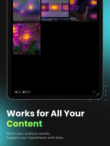 Attention AI: Content Analyzer iPad screenshot
