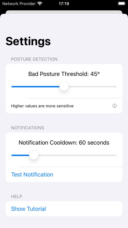 TiltUp: Posture Tracker screenshot-4