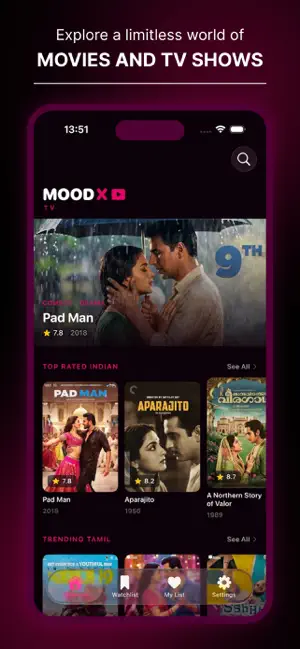 Mood-X TV iPhone screenshot 1