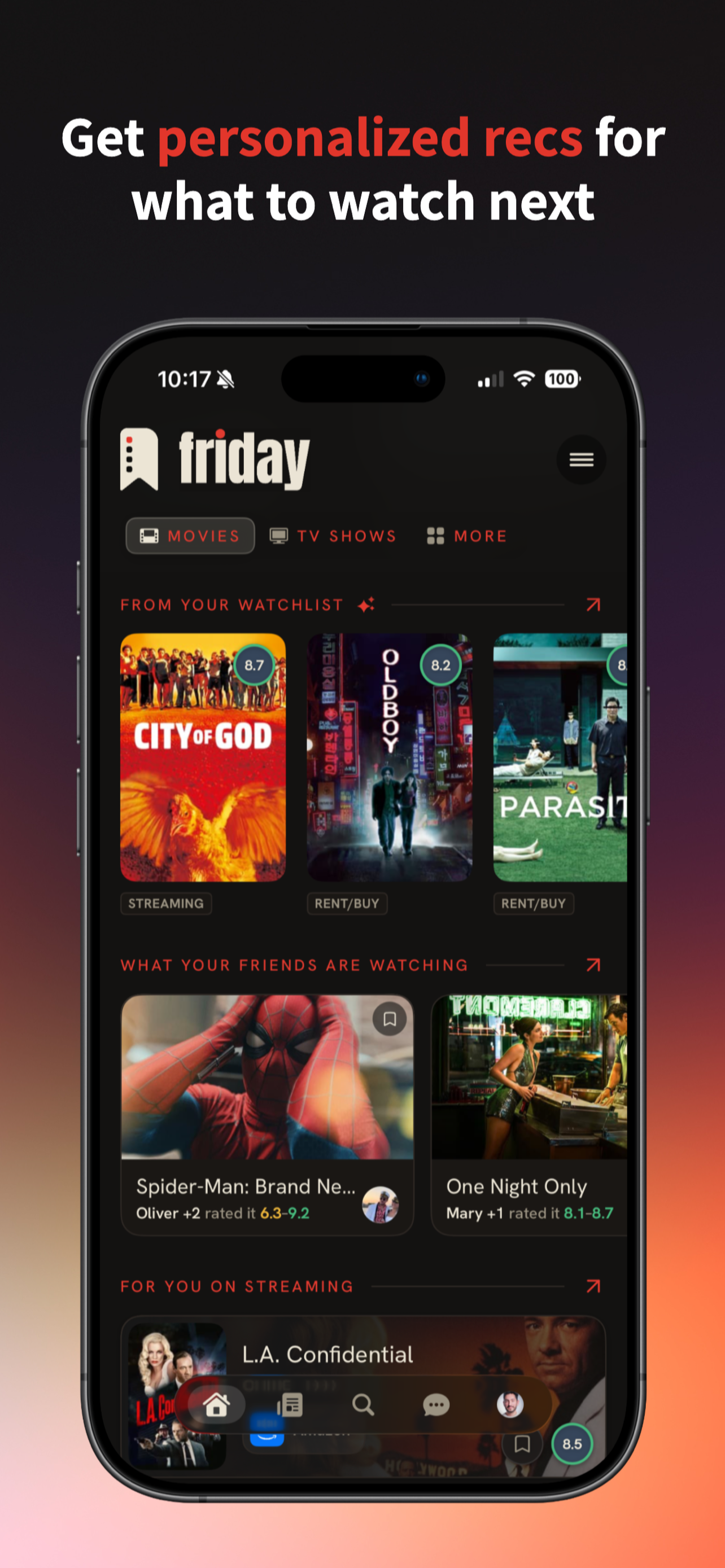 Friday: Movie & TV Recs screenshot 3