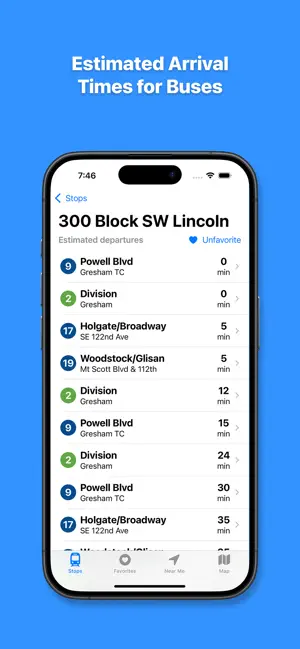 Portland Bus: TriMet Tracker screenshot 1