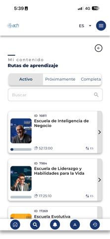 Universidad ACH Colombia iPhone screenshot
