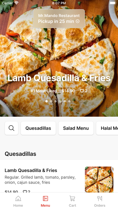 Mr.Mando Restaurant iPhone screenshot 2 - Food & Drink app
