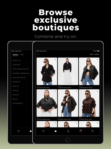 Outfitz App iPad screenshot