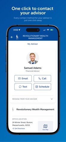 My Financial Advisor -Blueleaf iPhone screenshot