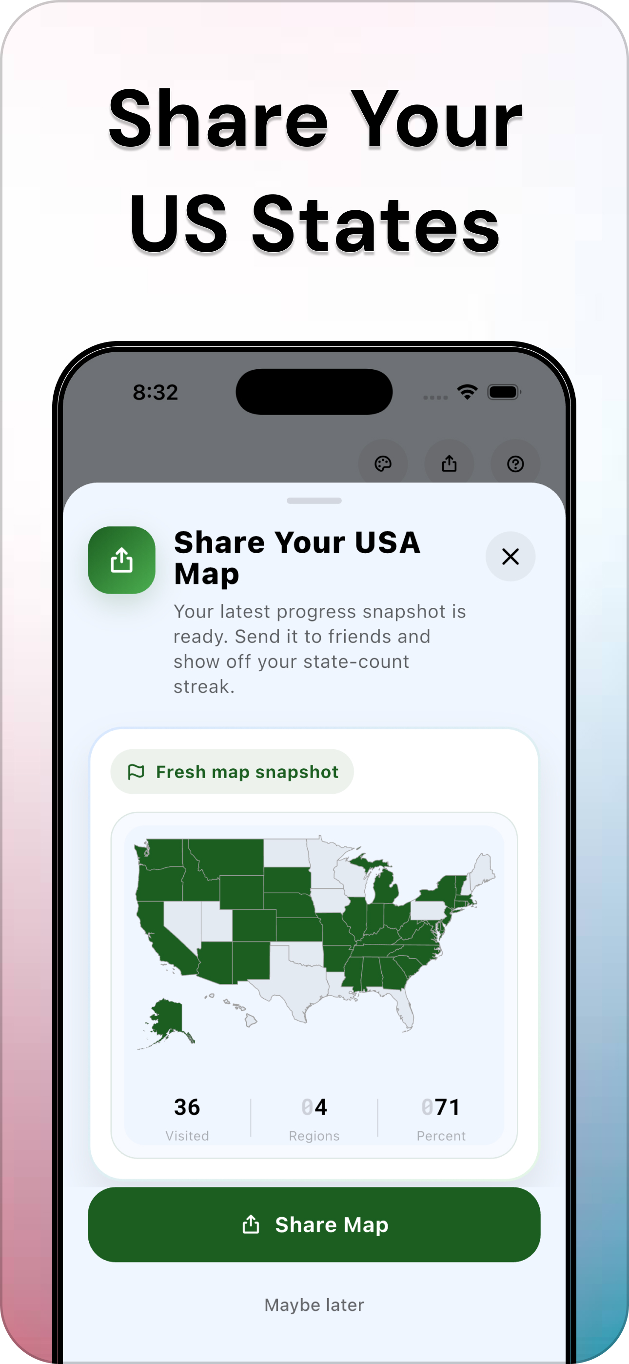 States Visited USA