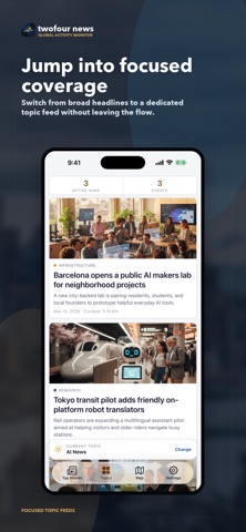 twofour news screenshot
