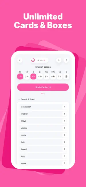 Leitner Box Flashcards screenshot 4