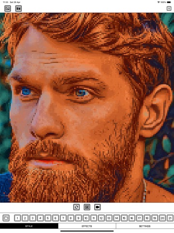 Pixel Art Camera iPad screenshot