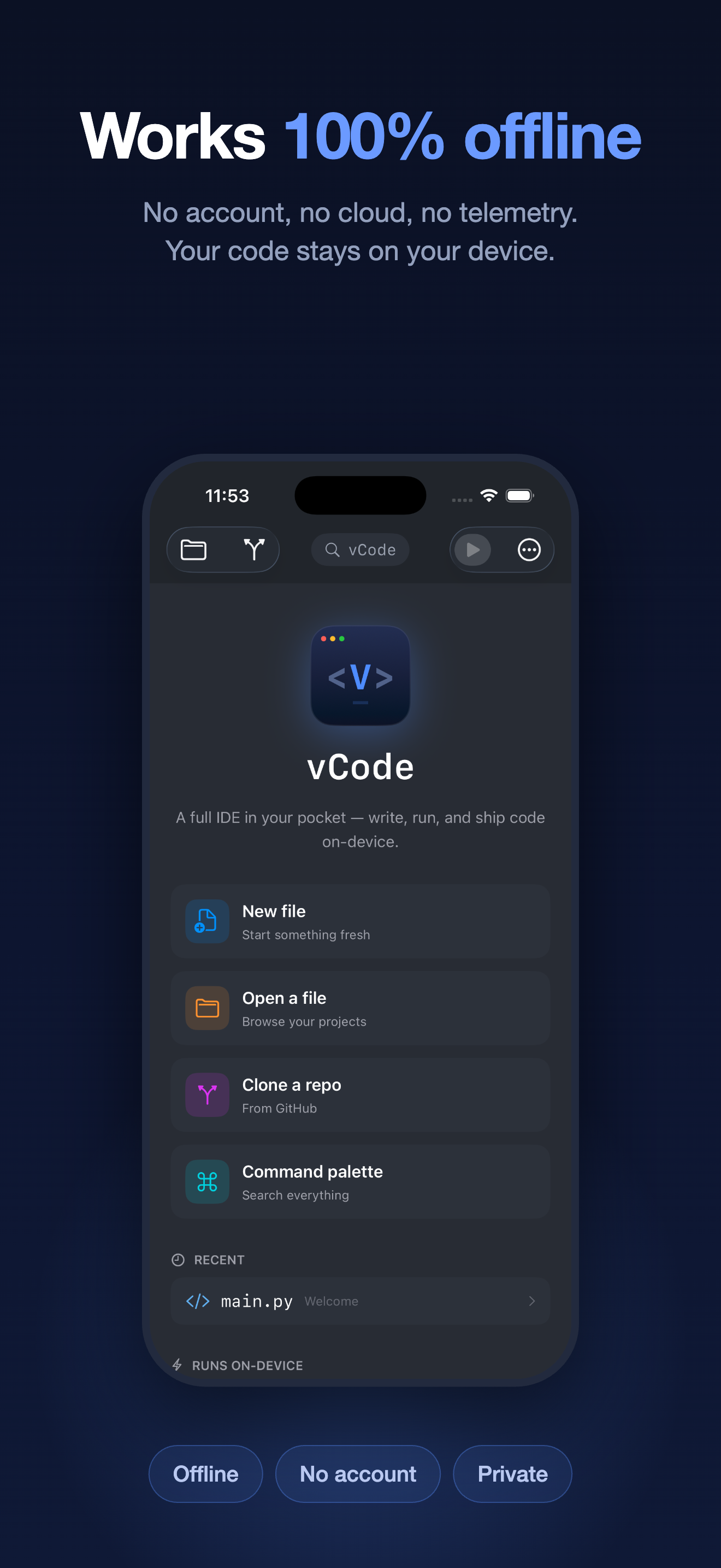 Visual Code Editor - vCode screenshot 7