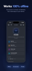 Visual Code Editor - vCode screenshot