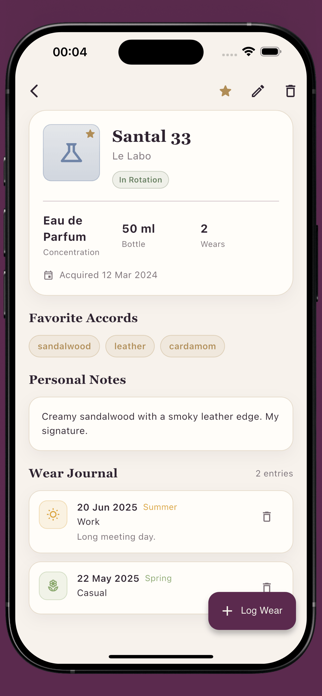 Perfume Diary Screenshot 2 of 5