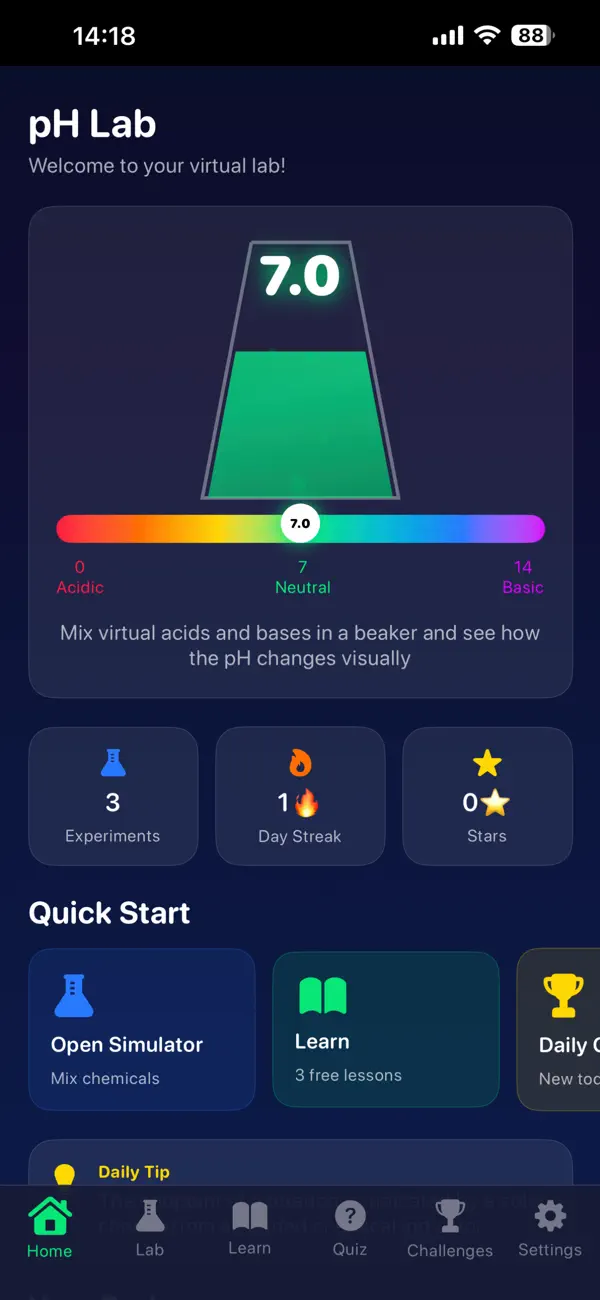 pH Lab: Chemistry Simulator (iOS) — Price History & Similar | AppAgg