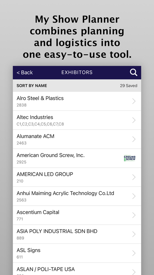#2. ISA International Sign Expo (iOS) By: Map Your Show
