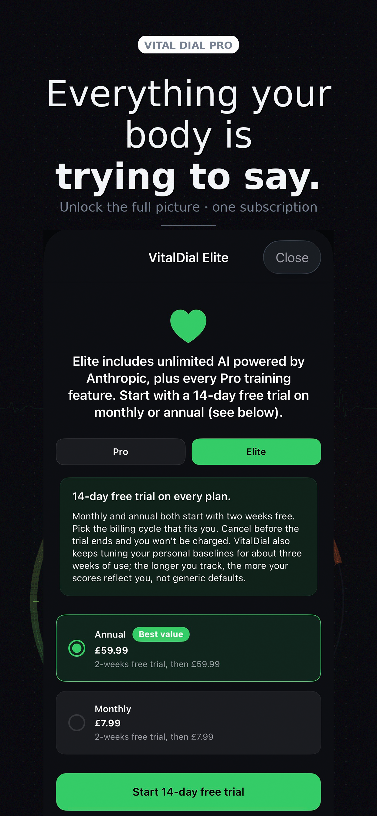 VitalDial: HRV & Recovery screenshot 6