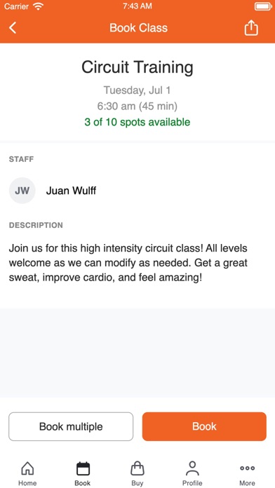 Kinema Fitness - SEFC Fitness Screenshot
