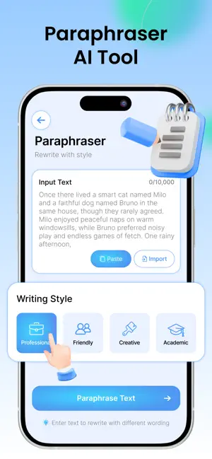 Writefast: Less AI Writing screenshot 3