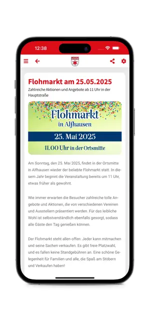 Alfhausen App screenshot 2