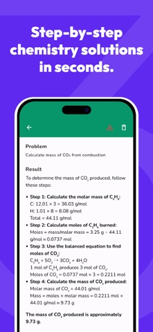 Chemistry Solver AI SnapChem screenshot