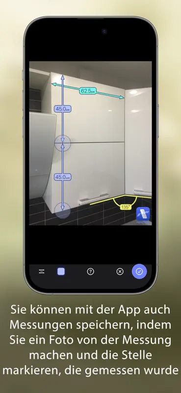 Fliegender Zollstock: 3D-Meter screenshot 9 of 10