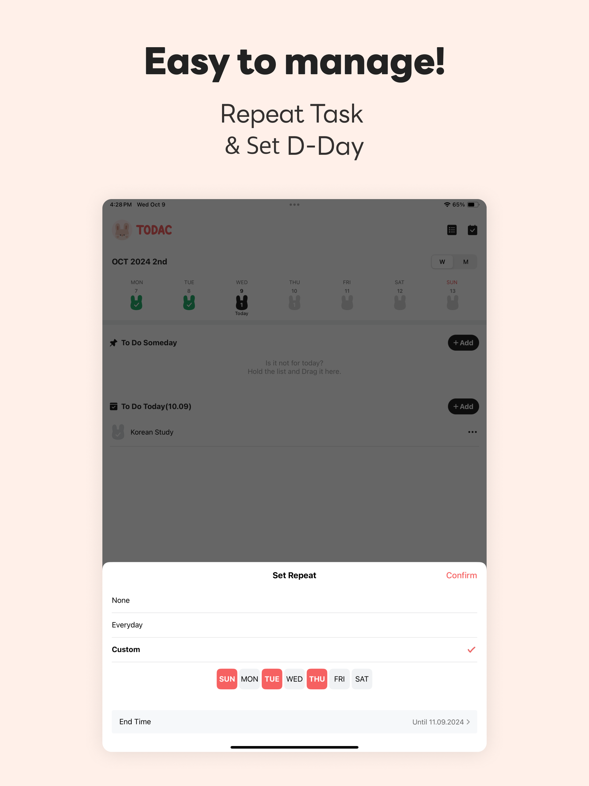 TODAC TODO : Task, To do screenshot 9