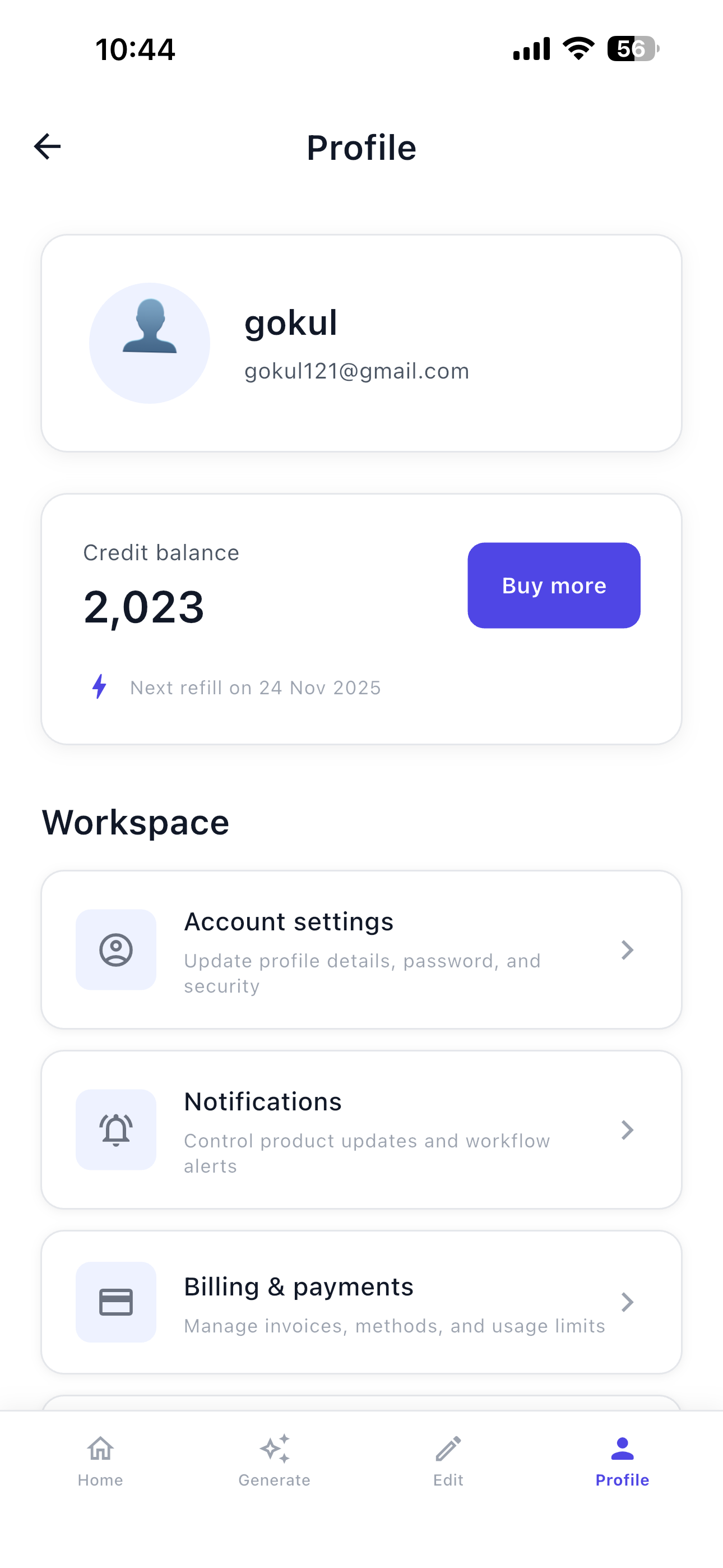 Edit Ai Studio screenshot 5