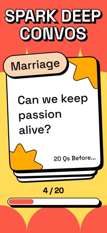 20 Questions: Game For Couples iPhone screenshot