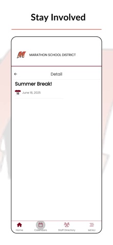 Marathon School District iPhone screenshot
