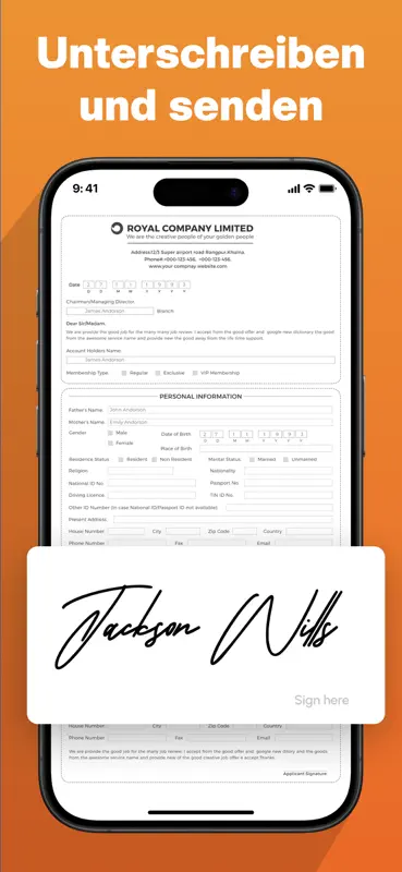 Fill PDF & Sign Documents Easy screenshot 3 of 6