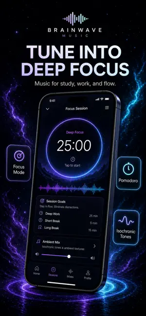 Brainwave Music: Sleep & Focus screenshot 3