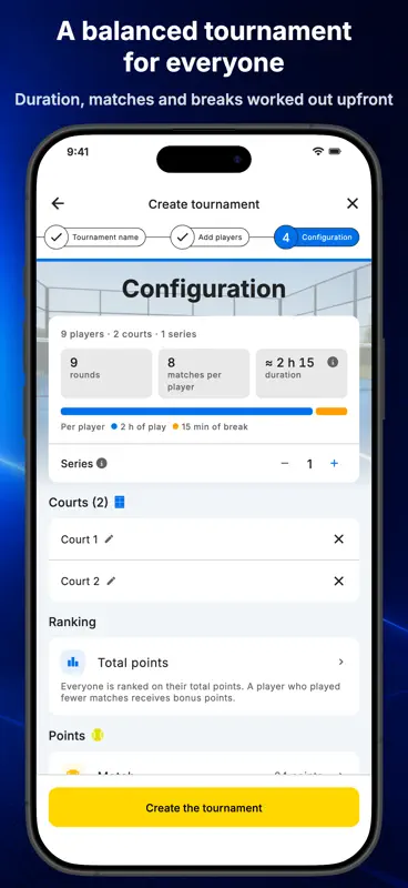 Americano Padel Manager screenshot 5 of 8