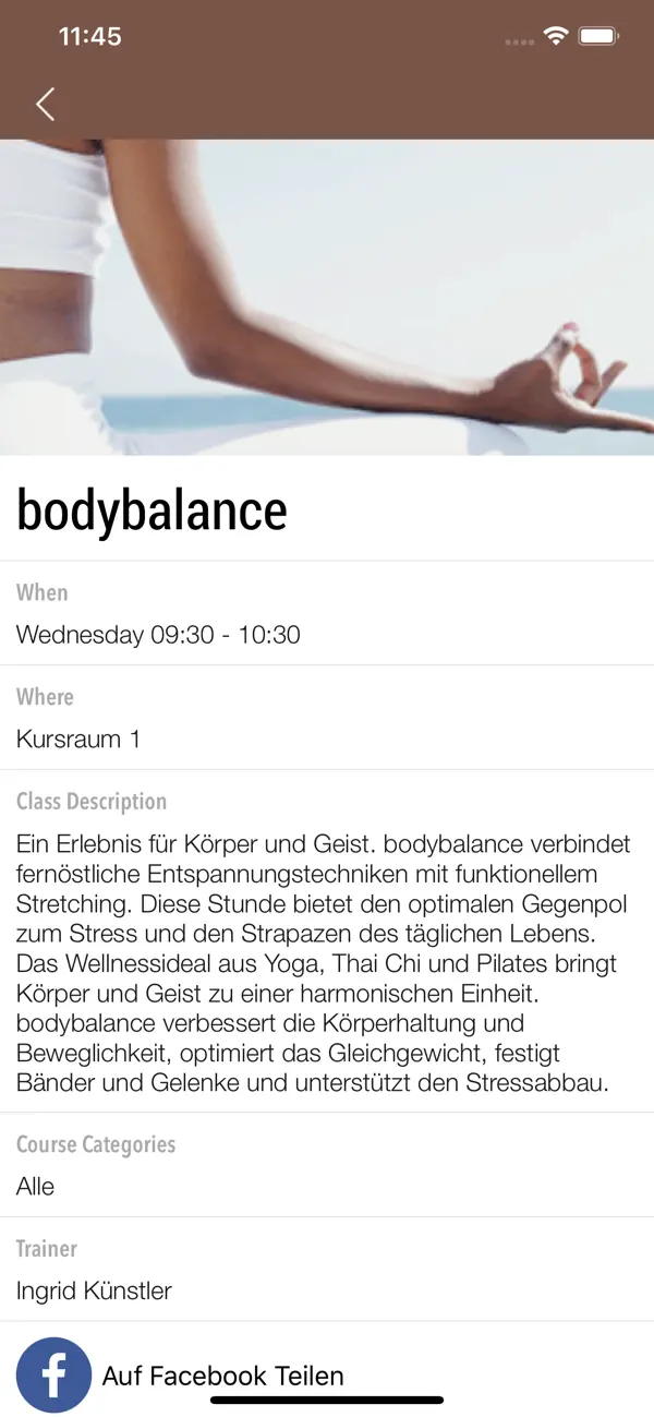 Screenshot #3 pour relex Fitnessclub