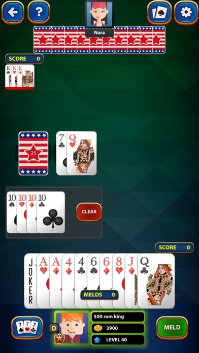 Rummy 500 Classic Card Game Screenshot