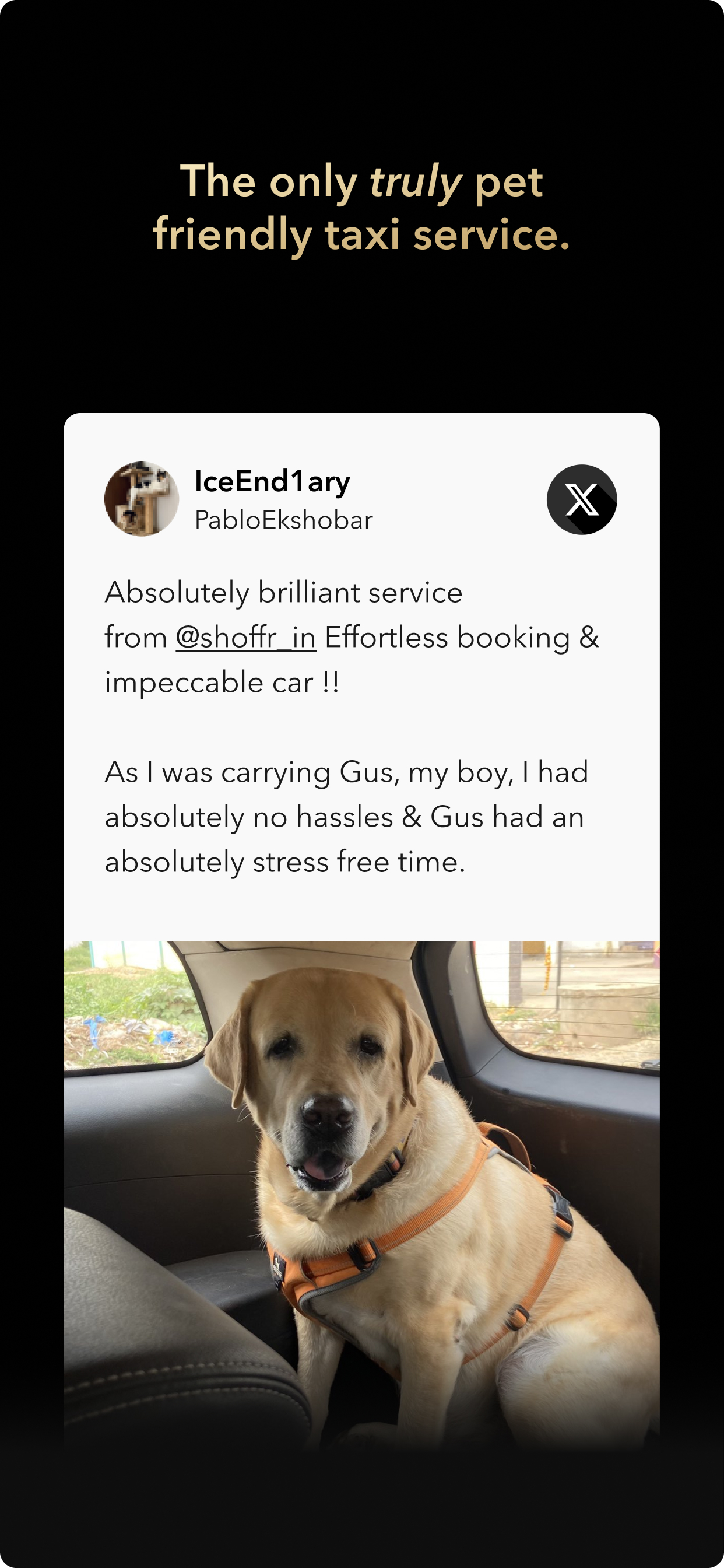 Shoffr: premium taxi service screenshot 6